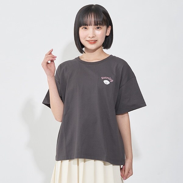 ワンポイント刺しゅう半T