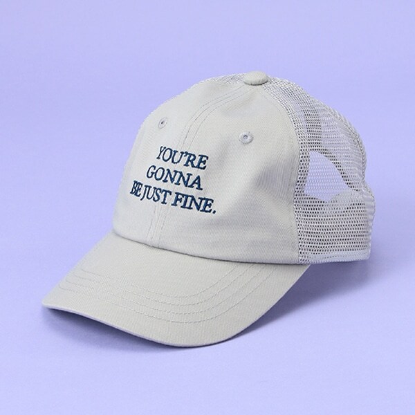 3段ロゴメッシュCAP