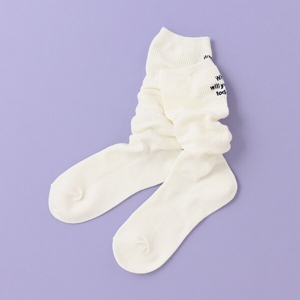 リブくしゅくしゅソックス