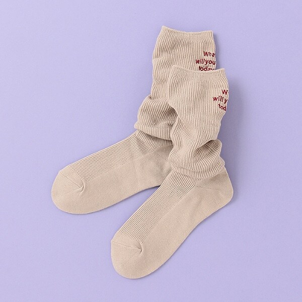 リブくしゅくしゅソックス