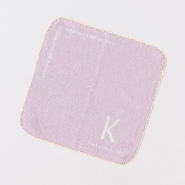 イニシャルハンドタオル