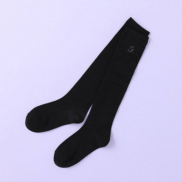 刺しゅうハイソックス