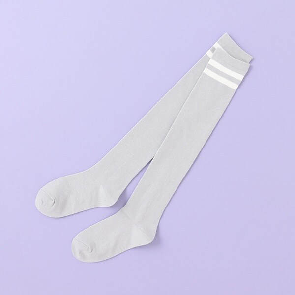 2本ラインニーハイソックス