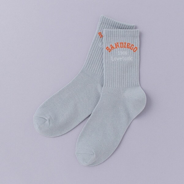 カレッジロゴリブソックス