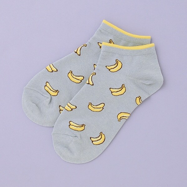 フルーツ総柄スニーカーインソックス