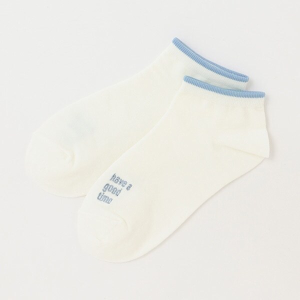 ロゴ刺しゅうスニーカーインソックス