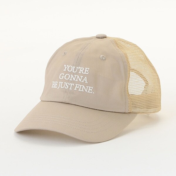 3段ロゴメッシュキャップ