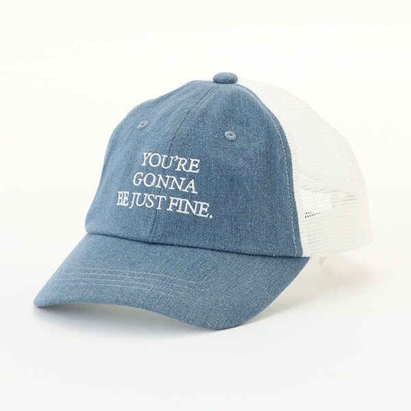 3段ロゴメッシュキャップ