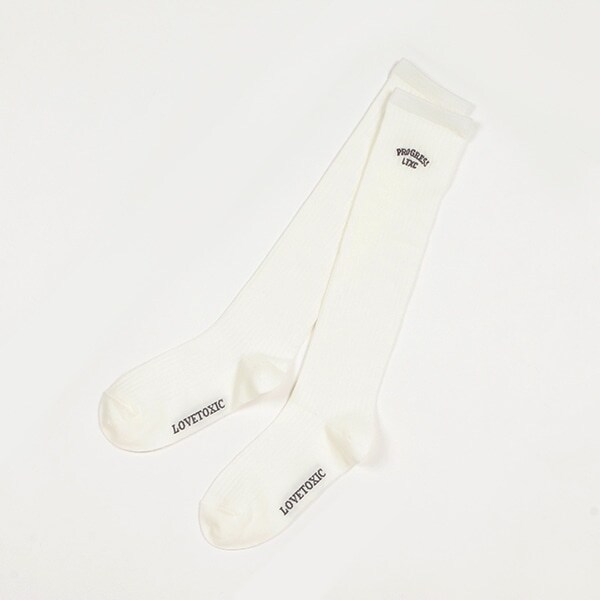 スカシリブハイソックス