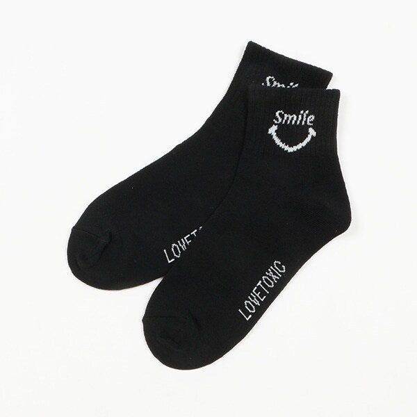 スマイルクルブシ丈ソックス