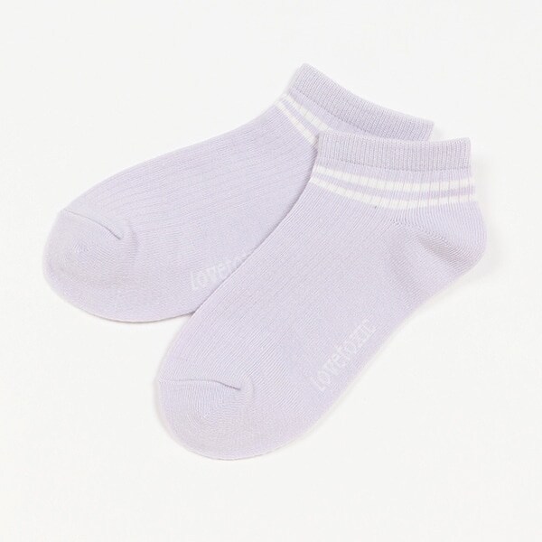 2本ラインラインくるぶしソックス