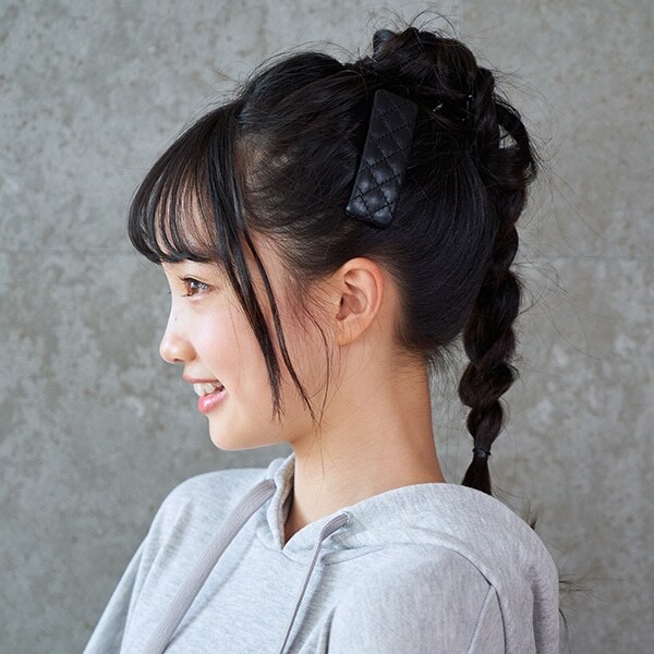 【WEB・一部店舗限定】キルティングヘアクリップ