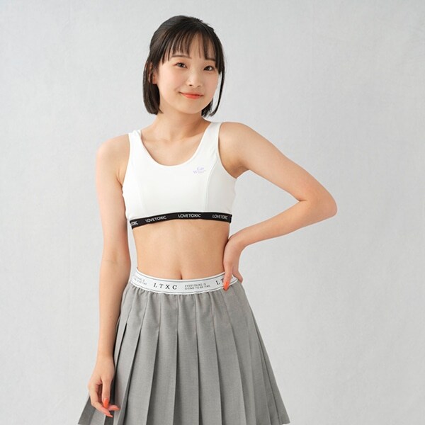 ロゴワンポイントハーフトップタンク