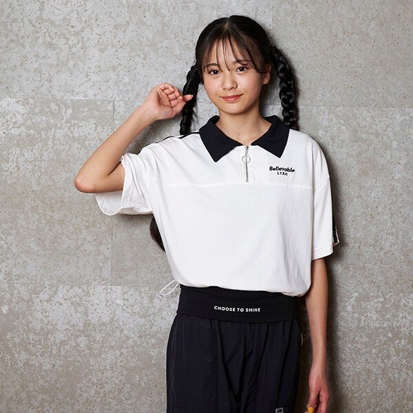 【LTXC】インナーつきハーフジップ