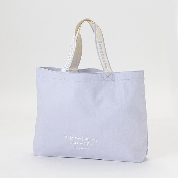 ロゴ刺しゅう横型トート