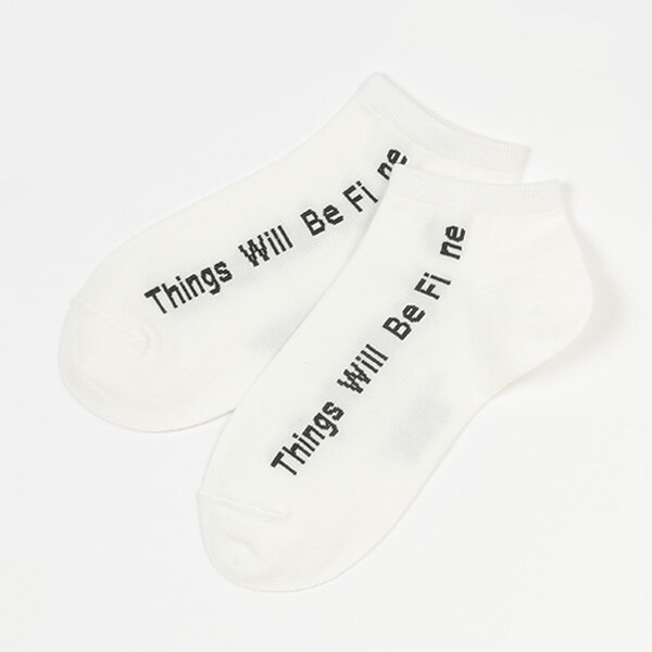 サイドロゴスニーカー丈ソックス