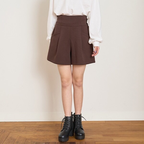 【GOODPRICE】カットハイウェストショートパンツ