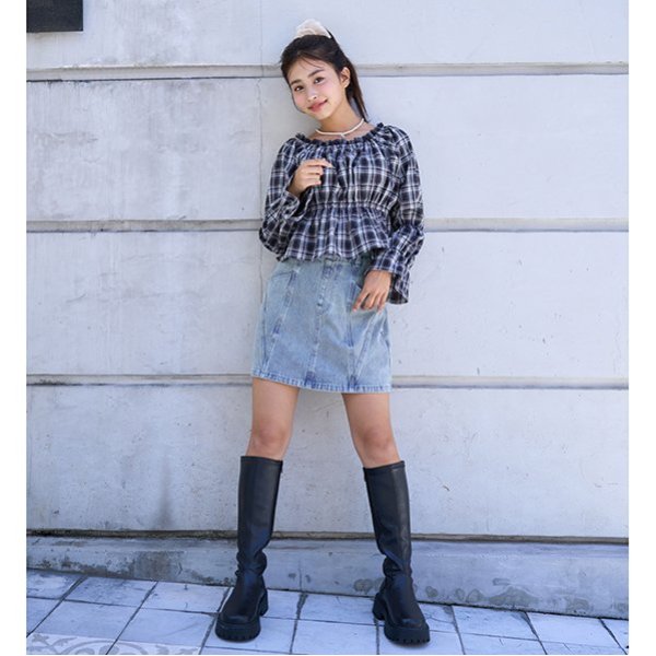 【GOODPRICE】切替台形スカパン