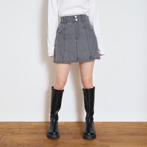 【GOODPRICE】切替台形スカパン