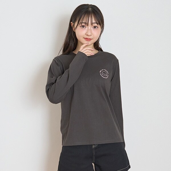 【GOODPRICE】アニマル刺繍長袖Tシャツ