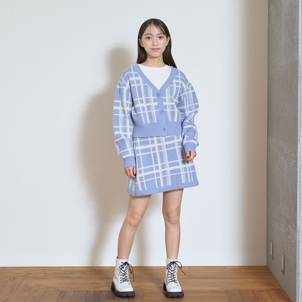 ジャガードチェックセットアップ