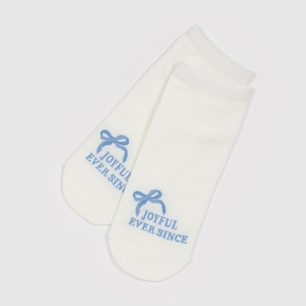 ロゴリボンスニーカー丈ソックス