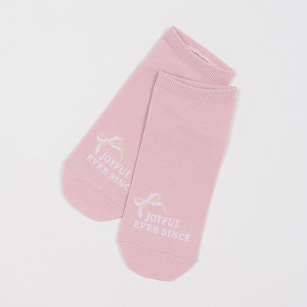 ロゴリボンスニーカー丈ソックス