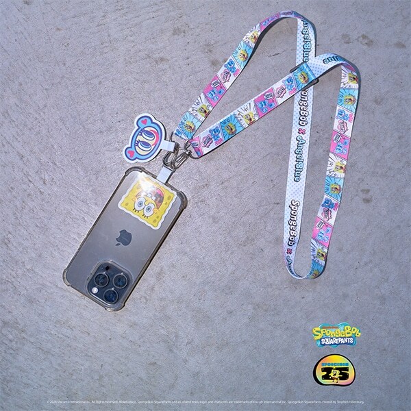 【スポンジ・ボブ】×【Angel Blue】スマホストラップ