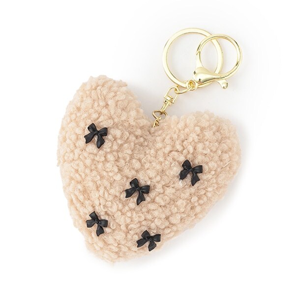 ボアハートチャーム