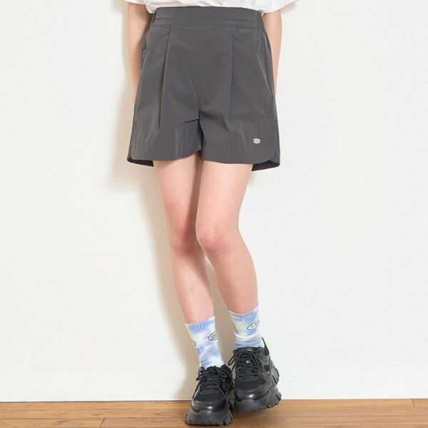 【水陸両用/ストレッチ】【GOODPRICE】タックナイロンパンツ