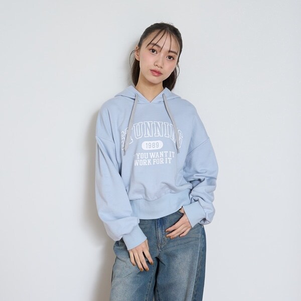 【GOODPRICE】カレッジコンパクトプルパーカ