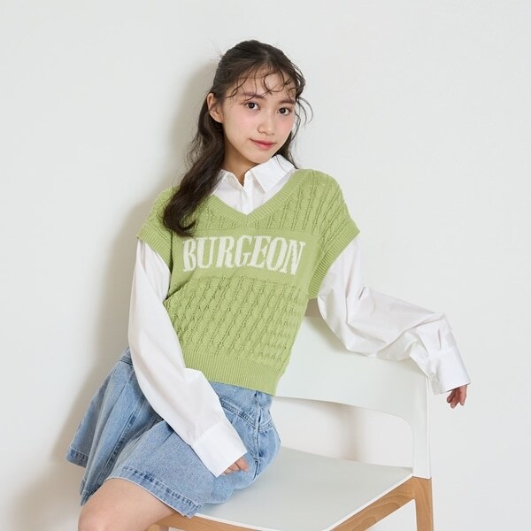 レイヤードニット