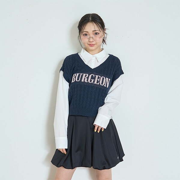 レイヤードニット