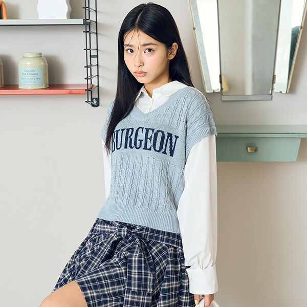 レイヤードニット