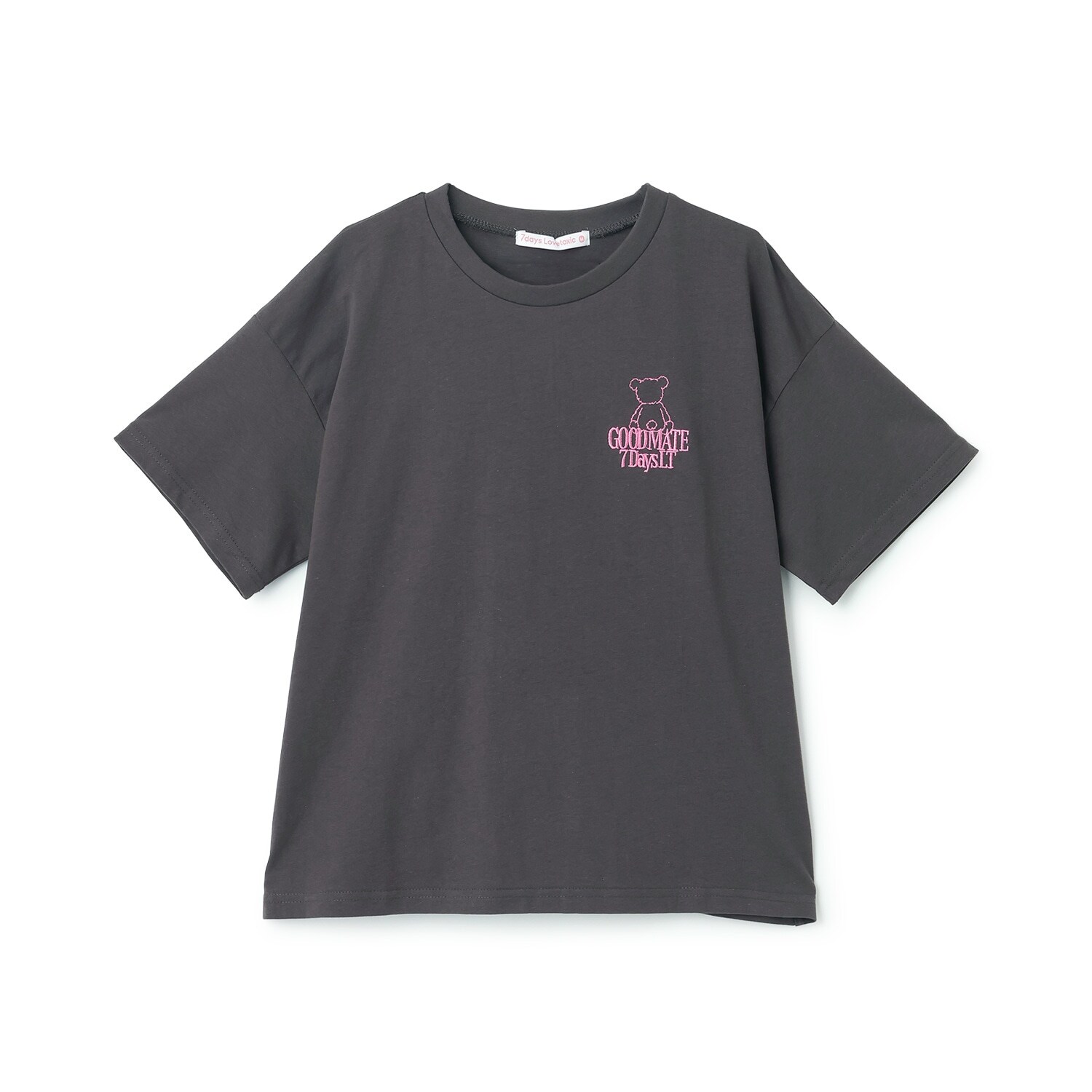 【7days/綿100％】クマBig半袖Tシャツ