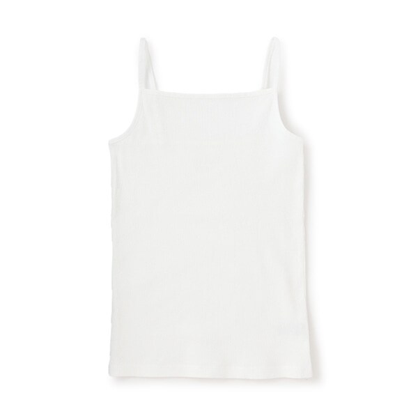 【ベーシック】【綿100％】テレコキャミソール