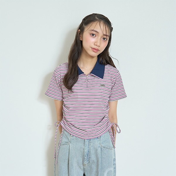 ハーフジップドロストT