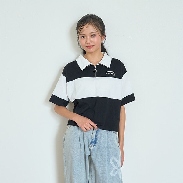 【LTXC】【吸水速乾/さらさら】ハーフジップ