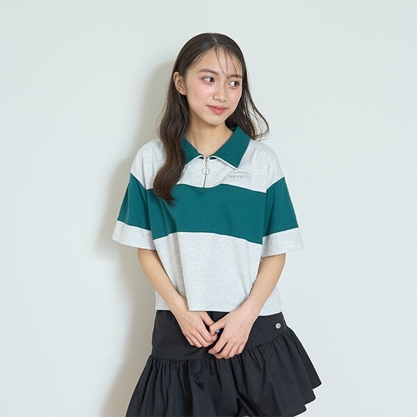 【LTXC】【吸水速乾/さらさら】ハーフジップ