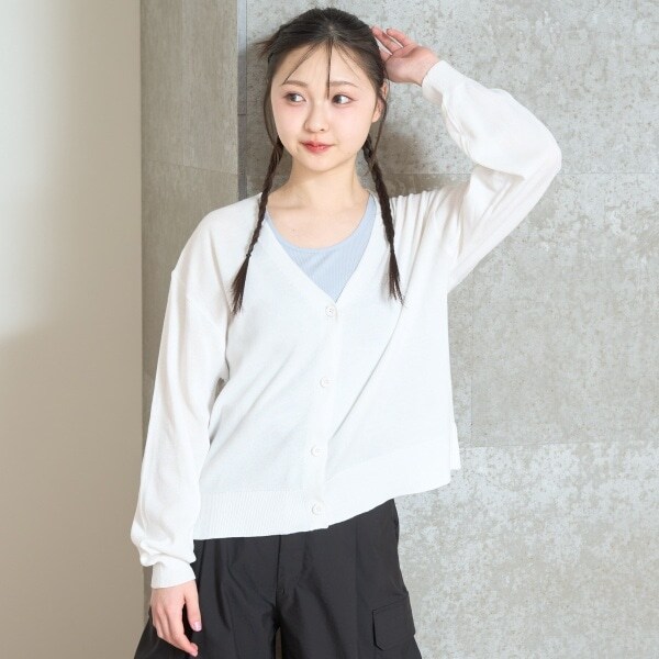 【ベーシック/UV加工】カーディガン