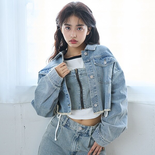 【綿100％】クロップドGジャン