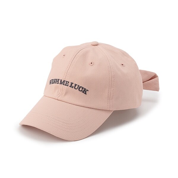 【綿100％】バックリボンキャップ