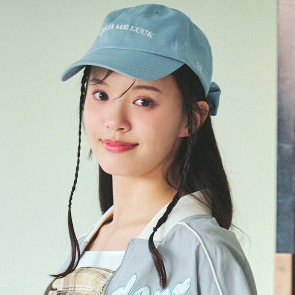 【綿100％】バックリボンキャップ