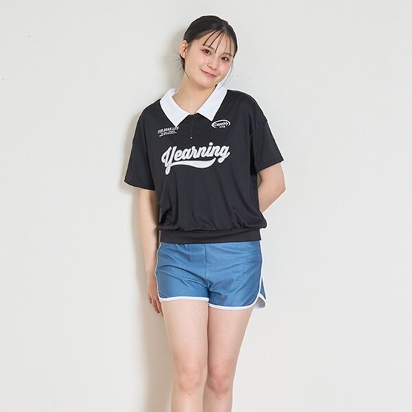 【SWIM】【水着】ハーフジップTシャツ3点セット