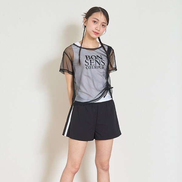 【SWIM】【水着】チュールTシャツ3点セット