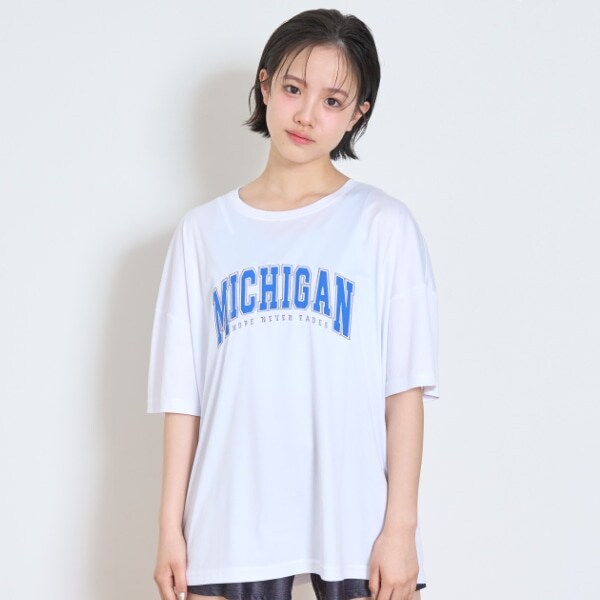 【SWIM】【水着】カレッジロゴラッシュTシャツ