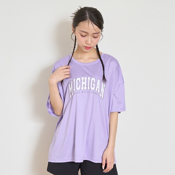 【SWIM】【水着】カレッジロゴラッシュTシャツ