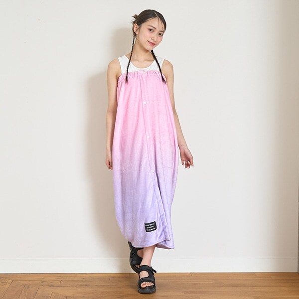 【SWIM】100㎝グラデふわもこタオル