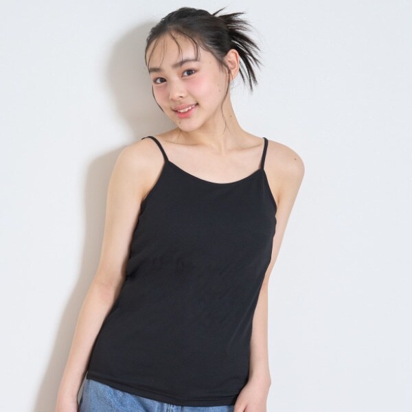 【ベーシック】【接触冷感/ひんやり】カップつきキャミソール