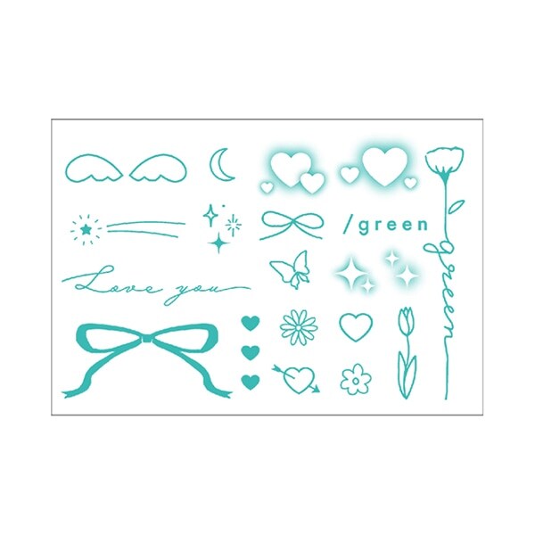 カラータトゥーシール